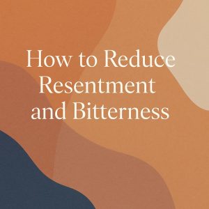 Illustration representing resentment and bitterness, used for an article about counselling support for resentment and emotional stuckness.